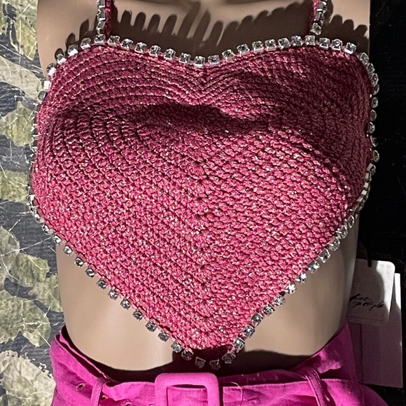 Lisa Maree Delicate Dreams Heart Knit w/ Beyond /belief Linen Pants Set - Picture 3 of 8